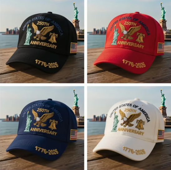 🦅Αετός & Ελευθερία🎆Καπέλο 250ής επετείου Ηνωμένων Πολιτειών